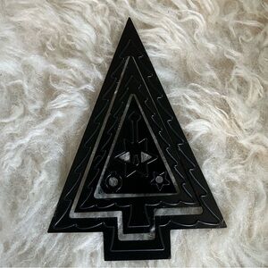 Card Paper Metal Die Cuts 3 Christmas Trees